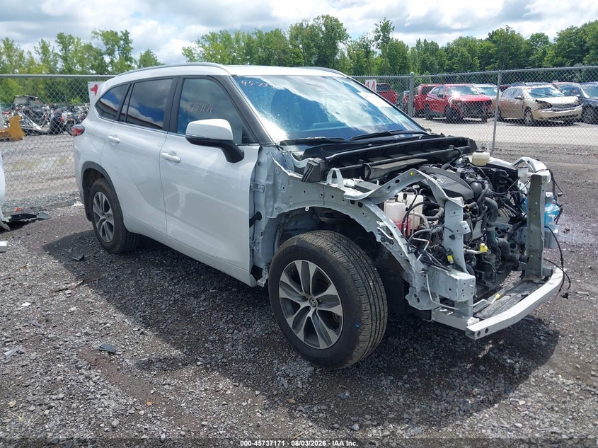 Vin: 5tdkdrbh0ps515477, lot: 46235875, toyota highlander xle 2023 img_1