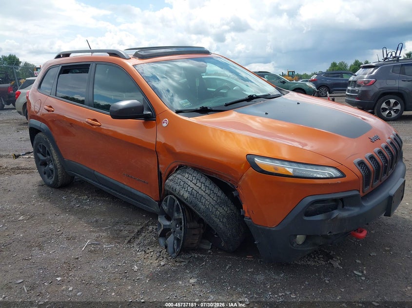 Vin: 1c4pjmbs9ew257549, lot: 46235885, jeep cherokee trailhawk 2014 img_1
