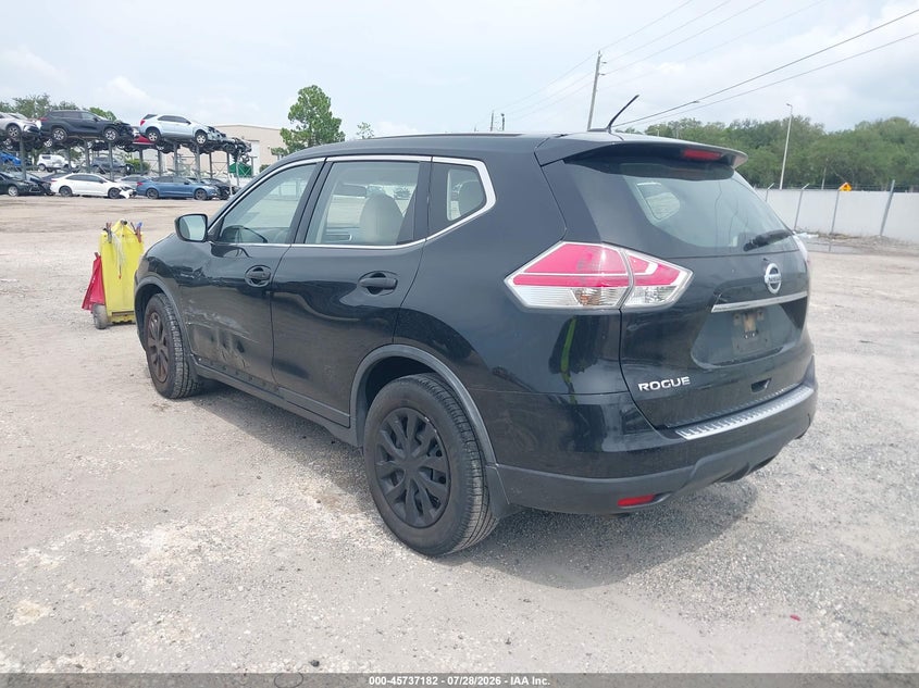 2016 NISSAN ROGUE auction photo 3