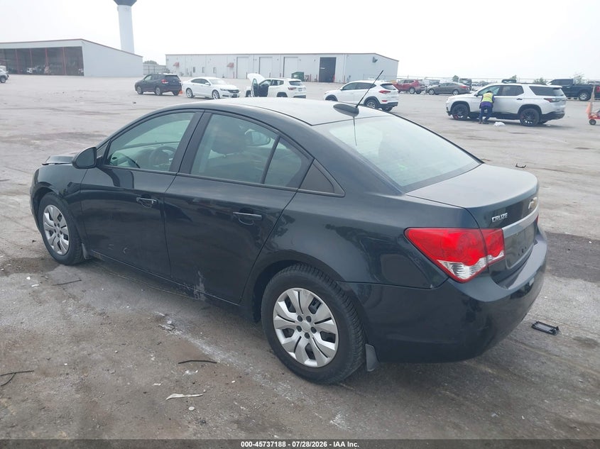 Vin: 1g1pc5sg8g7222745, lot: 46235892, chevrolet cruze limited ls auto 20163