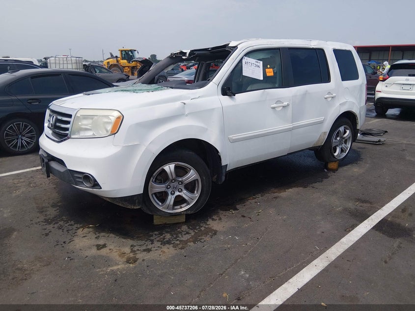 Vin: 5fnyf3h72cb011852, lot: 46235910, honda pilot ex-l 20122