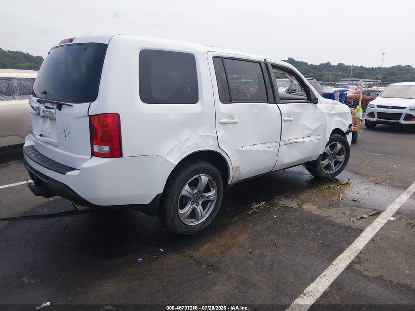 Vin: 5fnyf3h72cb011852, lot: 46235910, honda pilot ex-l 20124