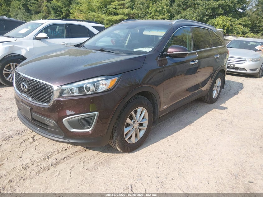 Vin: 5xypgda33gg079453, lot: 46235928, kia sorento 2.4l lx 20162
