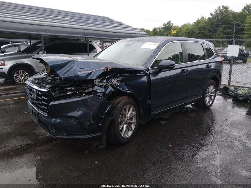 Vin: 2hkrs4h71ph437075, lot: 46235958, honda cr-v ex-l awd 20232