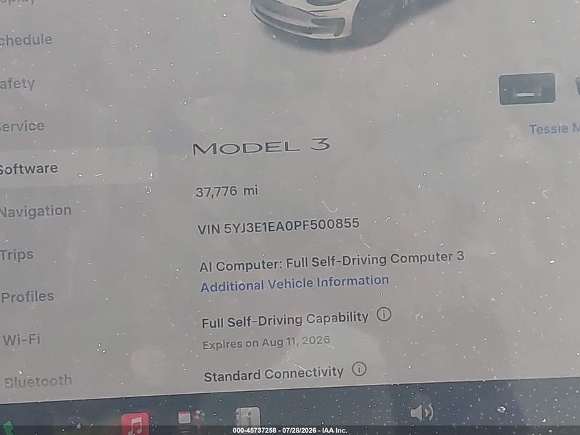 2023 TESLA MODEL 3 auction photo 7