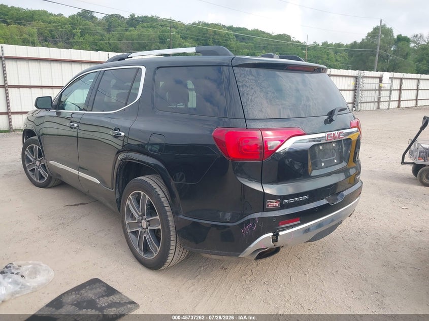Vin: 1gkknxls6hz185473, lot: 46235966, gmc acadia denali 20173