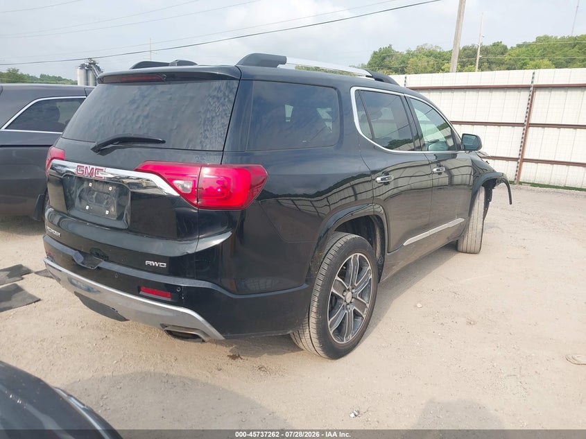 Vin: 1gkknxls6hz185473, lot: 46235966, gmc acadia denali 20174