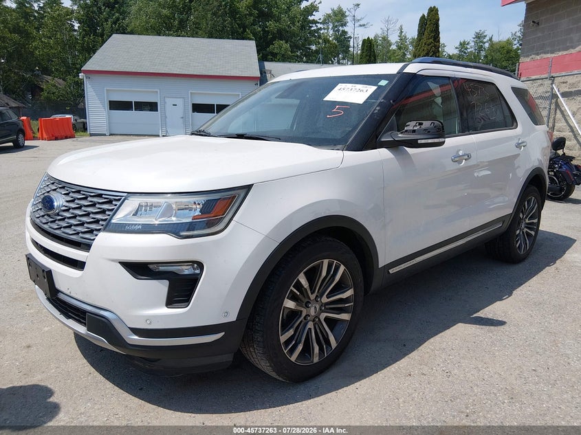 Vin: 1fm5k8htxjgb39702, lot: 46235967, ford explorer platinum 20182