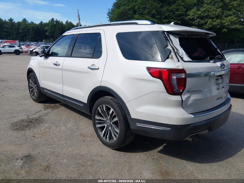 Vin: 1fm5k8htxjgb39702, lot: 46235967, ford explorer platinum 20183