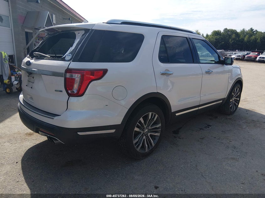 Vin: 1fm5k8htxjgb39702, lot: 46235967, ford explorer platinum 20184
