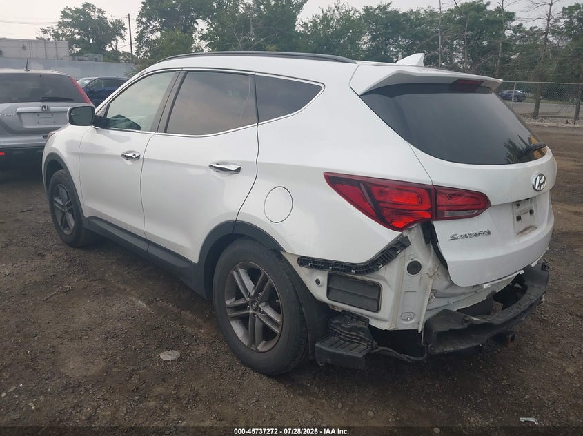 Vin: 5nmzudlb2hh021640, lot: 46235977, hyundai santa fe sport 2.4l 20173