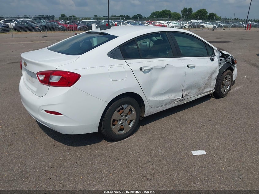 Vin: 1g1bc5sm2j7190317, lot: 46235983, chevrolet cruze ls auto 20184