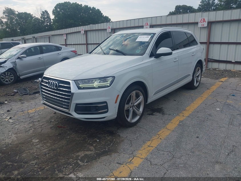 Vin: wa1vabf70kd037283, lot: 46235992, audi q7 55 premium 20192