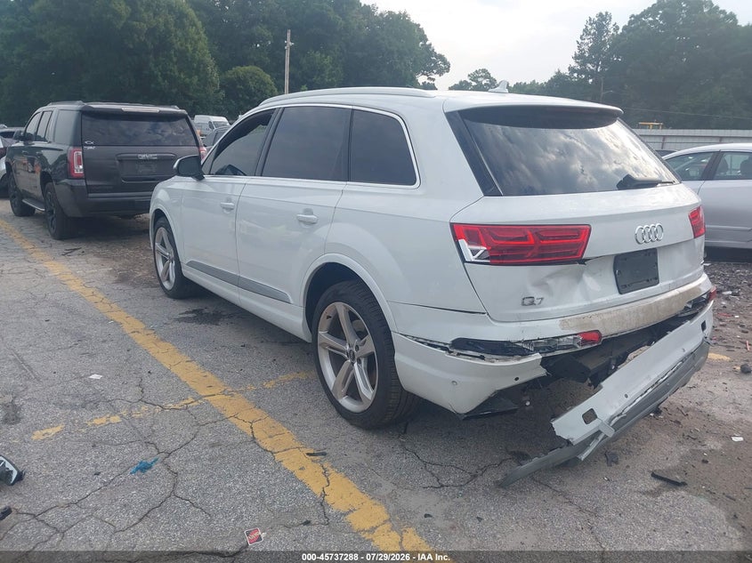 Vin: wa1vabf70kd037283, lot: 46235992, audi q7 55 premium 20193