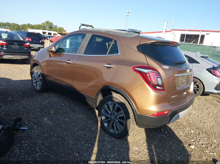 Vin: kl4cjasbxhb104133, lot: 46235998, buick encore preferred 20173