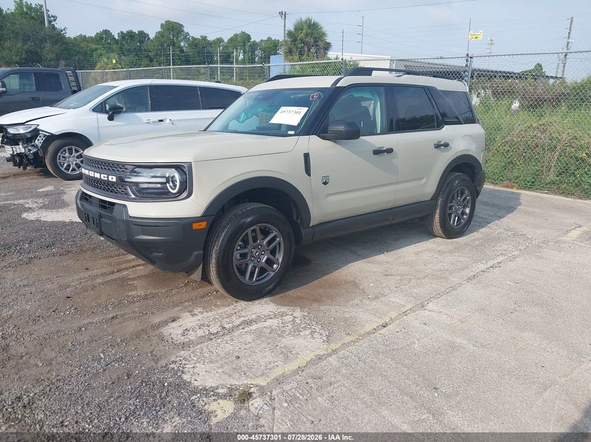 Vin: 3fmcr9bn9sre57596, lot: 46236005, ford bronco sport big bend 20252