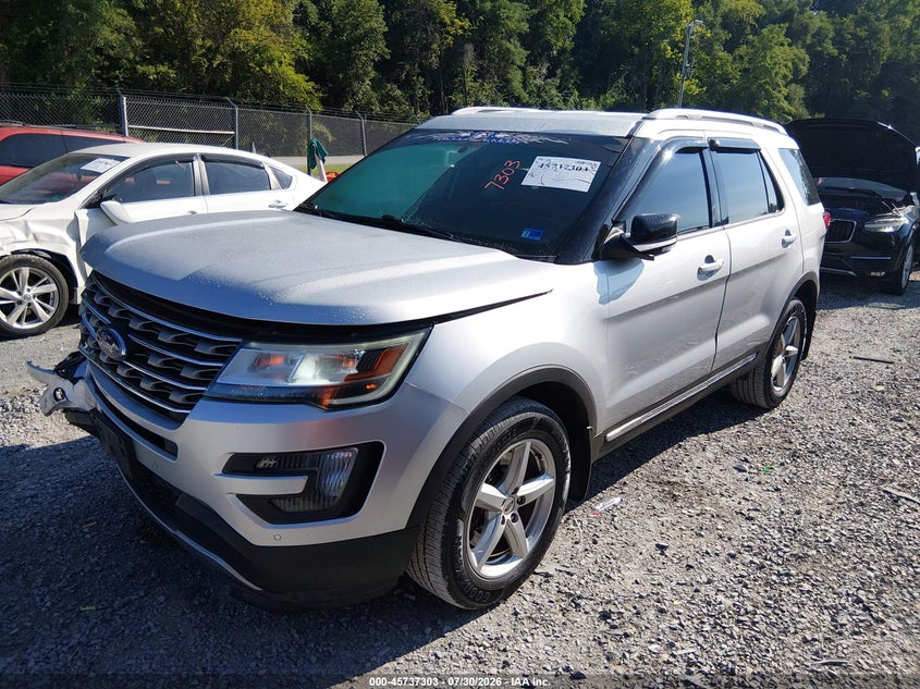 Vin: 1fm5k8d8xgga11762, lot: 46236007, ford explorer xlt 20162