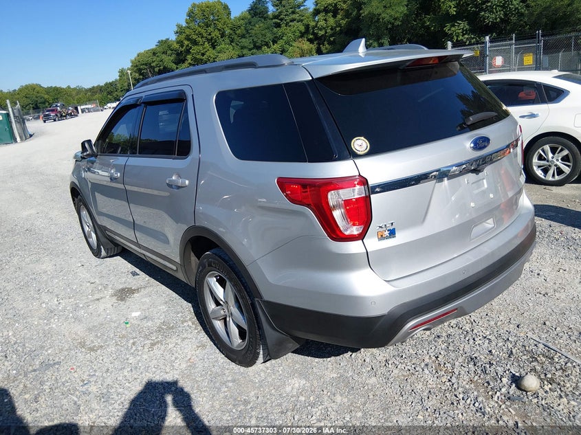 Vin: 1fm5k8d8xgga11762, lot: 46236007, ford explorer xlt 20163