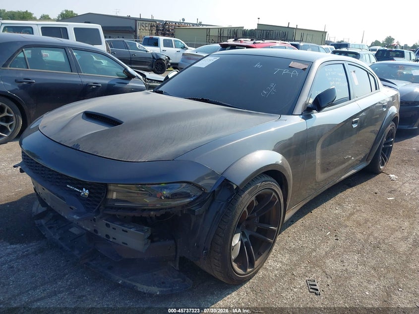 Vin: 2c3cdxgj5ph616022, lot: 46236027, dodge charger scat pack widebody 20232