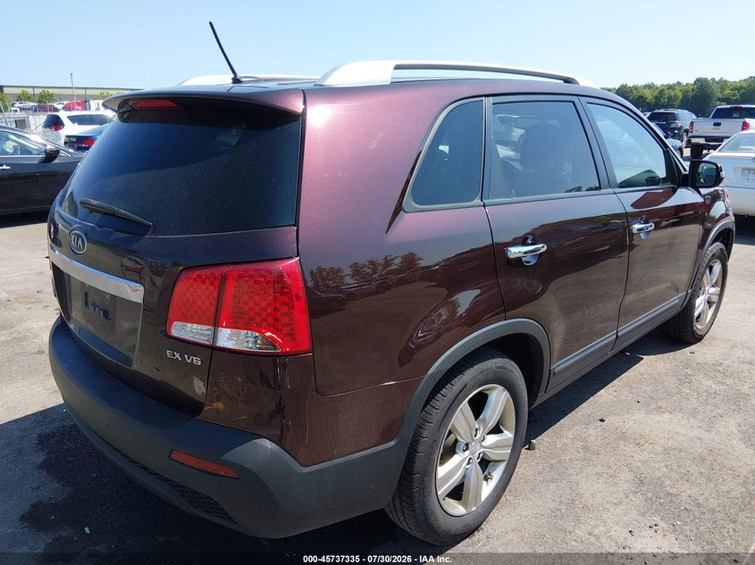 Vin: 5xyku4a22cg206648, lot: 46236039, kia sorento ex v6 20124