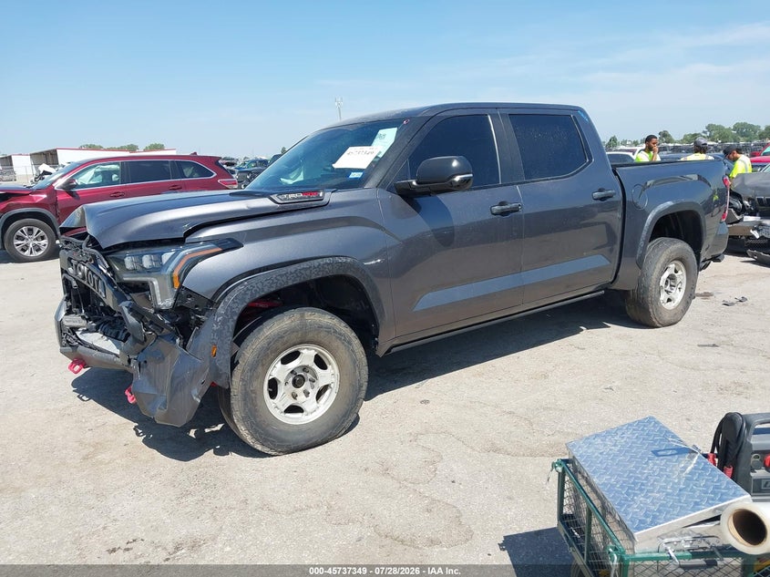 Vin: 5tfpc5db5sx087290, lot: 46236053, toyota tundra hybrid trd pro hybrid crewmax 5.5' bed 20252