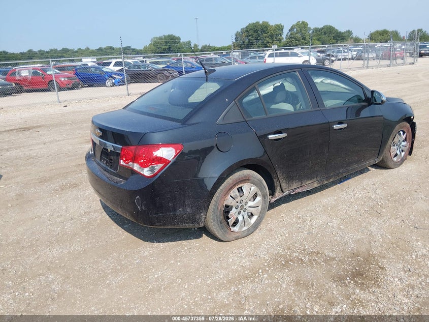 Vin: 1g1pa5sh0e7255928, lot: 46236063, chevrolet cruze ls auto 20144