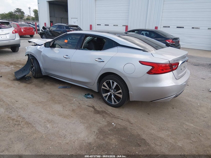 Vin: 1n4aa6ap0gc399295, lot: 46236072, nissan maxima 3.5 platinum 20163