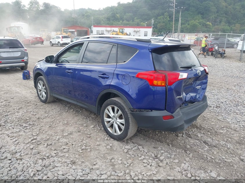 Vin: 2t3dfrev7fw286135, lot: 46236106, toyota rav4 limited 20153