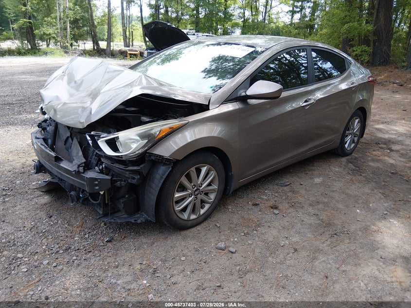 Vin: 5npdh4ae4gh716277, lot: 46236107, hyundai elantra se 20162