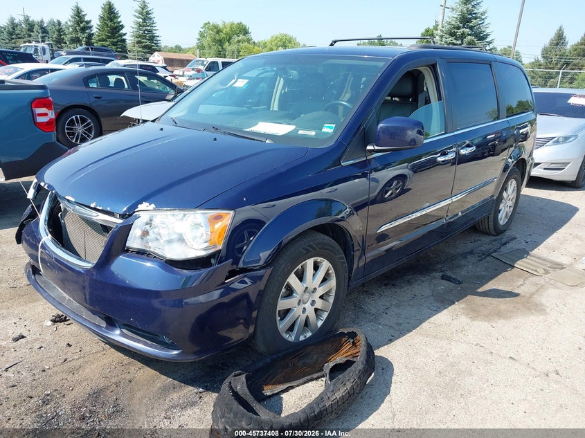 Vin: 2c4rc1bg0gr261305, lot: 46236112, chrysler town & country touring 20162