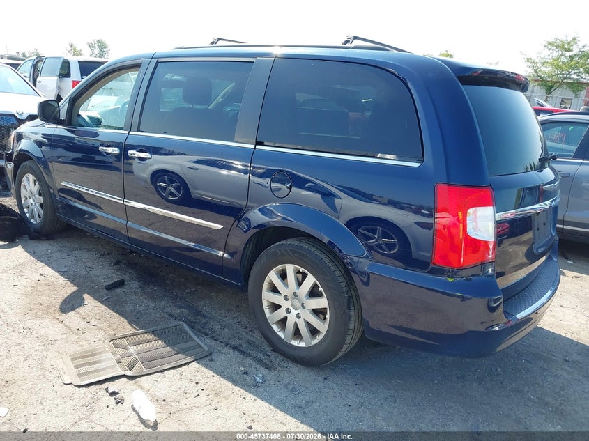 Vin: 2c4rc1bg0gr261305, lot: 46236112, chrysler town & country touring 20163