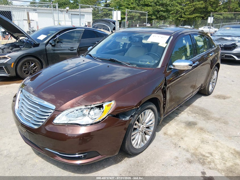 Vin: 1c3ccbcb0cn169606, lot: 46236131, chrysler 200 limited 20122