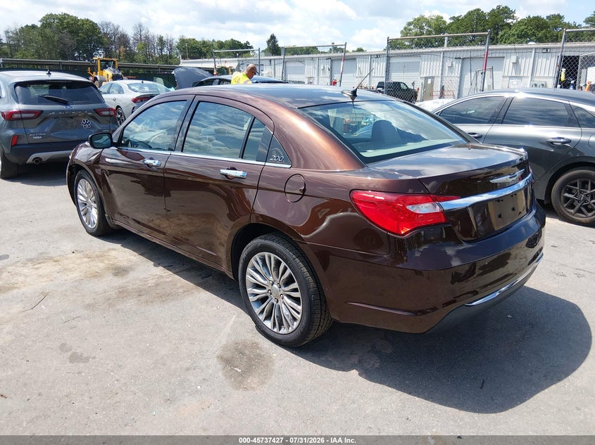 Vin: 1c3ccbcb0cn169606, lot: 46236131, chrysler 200 limited 20123