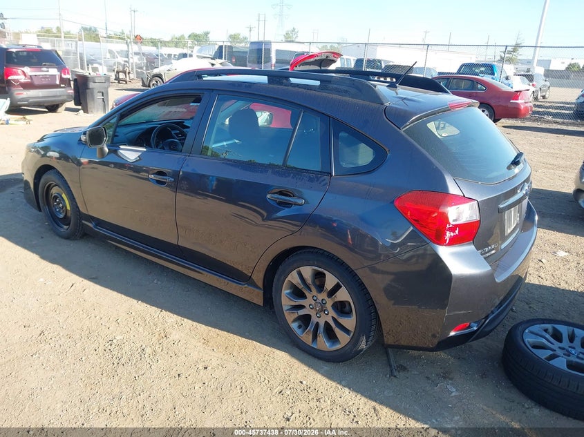 Vin: jf1gpat65fh262595, lot: 46236142, subaru impreza 2.0i sport premium 20153