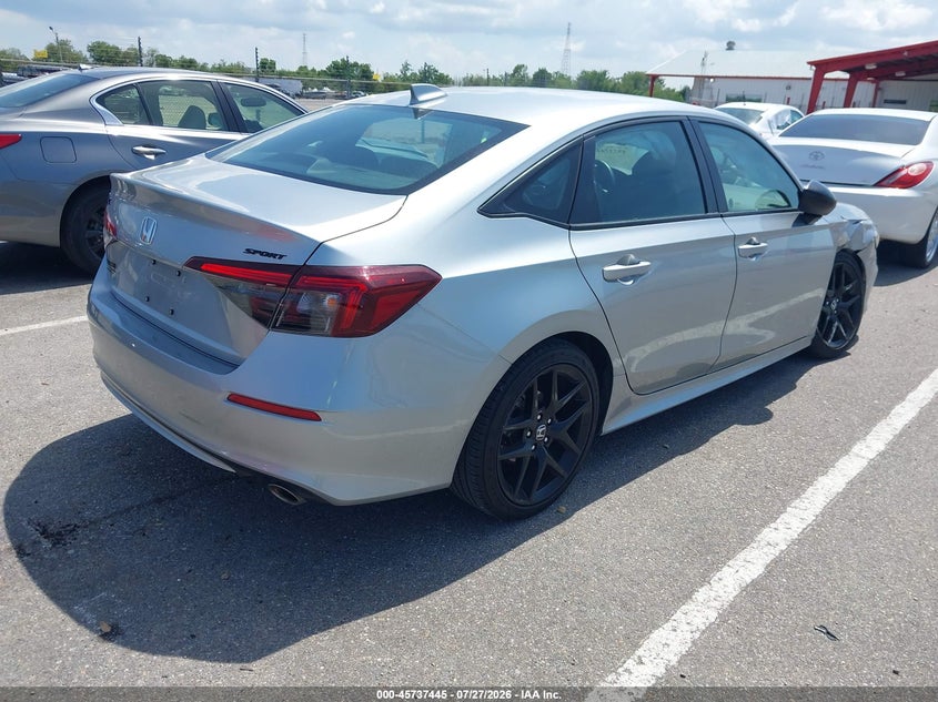 Vin: 2hgfe2f54th531195, lot: 46236149, honda civic sport 20264