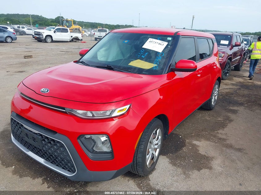 Vin: kndj23au4l7707020, lot: 46236167, kia soul lx 20202