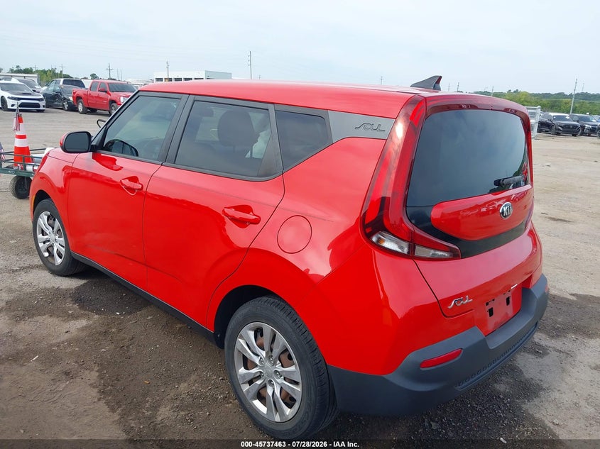 Vin: kndj23au4l7707020, lot: 46236167, kia soul lx 20203