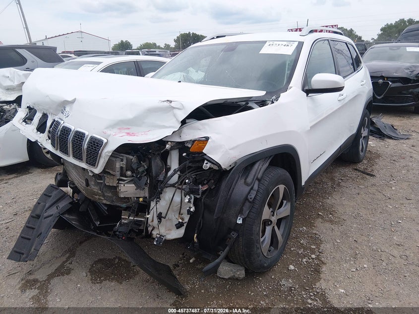 Vin: 1c4pjmdx6kd329825, lot: 46236191, jeep cherokee limited 4x4 20192