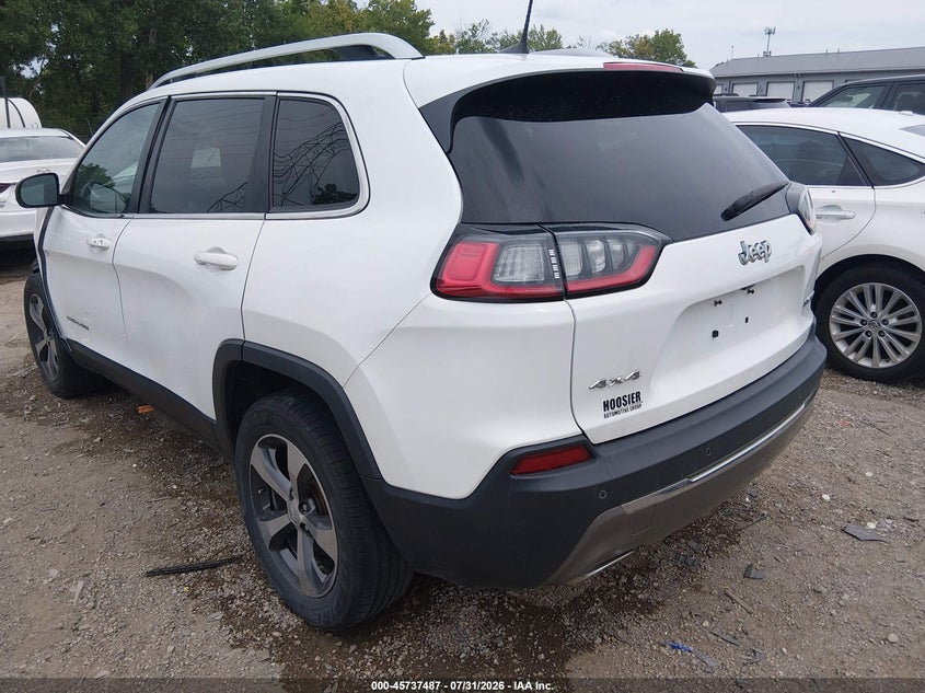Vin: 1c4pjmdx6kd329825, lot: 46236191, jeep cherokee limited 4x4 20193