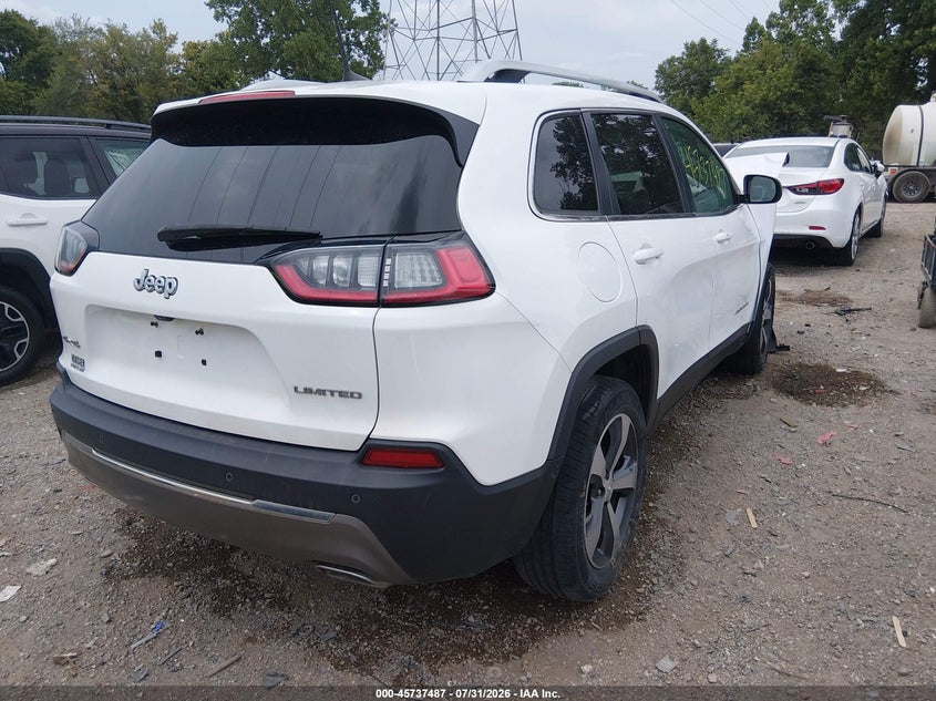 Vin: 1c4pjmdx6kd329825, lot: 46236191, jeep cherokee limited 4x4 20194