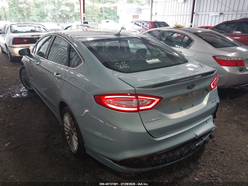 Vin: 3fa6p0ru6er255714, lot: 46236195, ford fusion hybrid titanium 20143