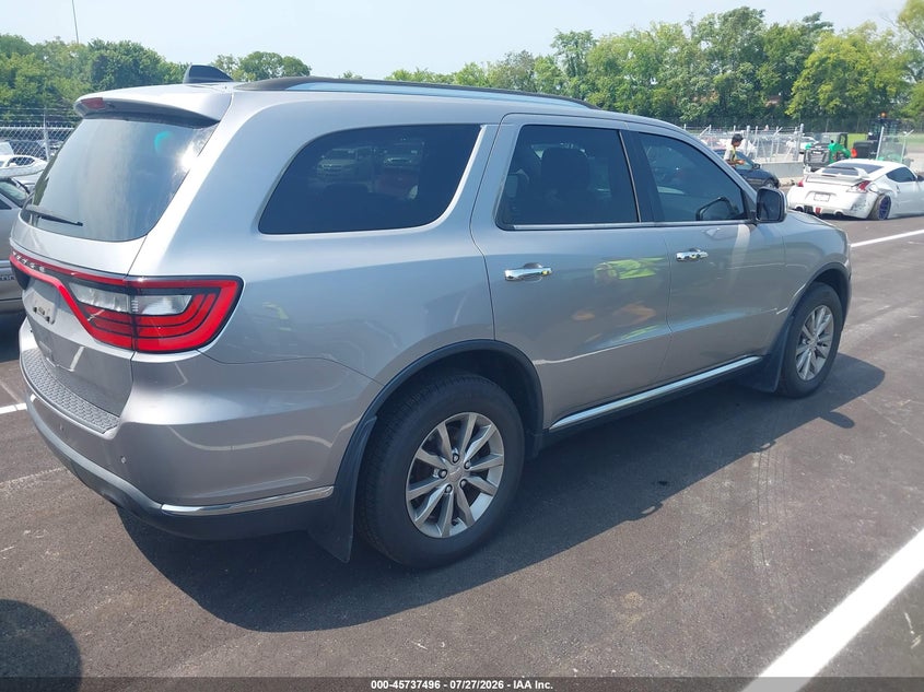 Vin: 1c4rdjag8hc660133, lot: 46236200, dodge durango sxt awd 20174