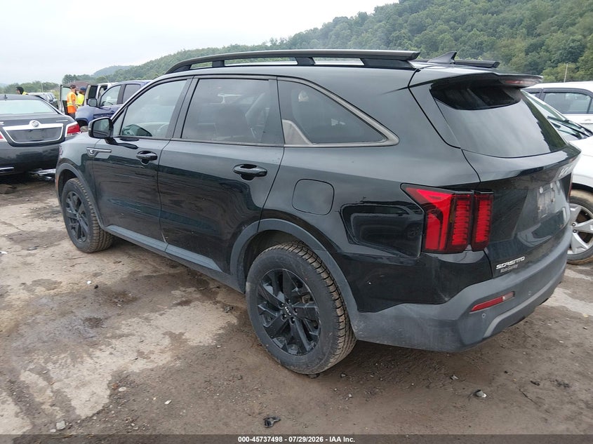 Vin: 5xyrldlc8pg228179, lot: 46236202, kia sorento x-line s 20233