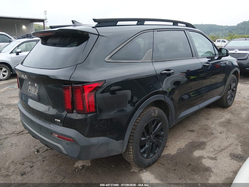 Vin: 5xyrldlc8pg228179, lot: 46236202, kia sorento x-line s 20234