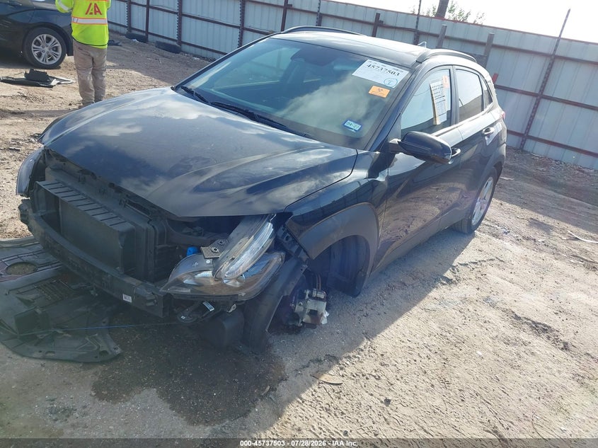 Vin: km8k32ab9nu891638, lot: 46236207, hyundai kona sel 20222