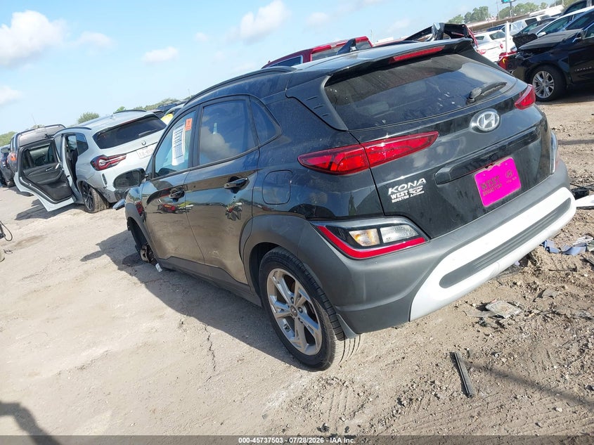 Vin: km8k32ab9nu891638, lot: 46236207, hyundai kona sel 20223