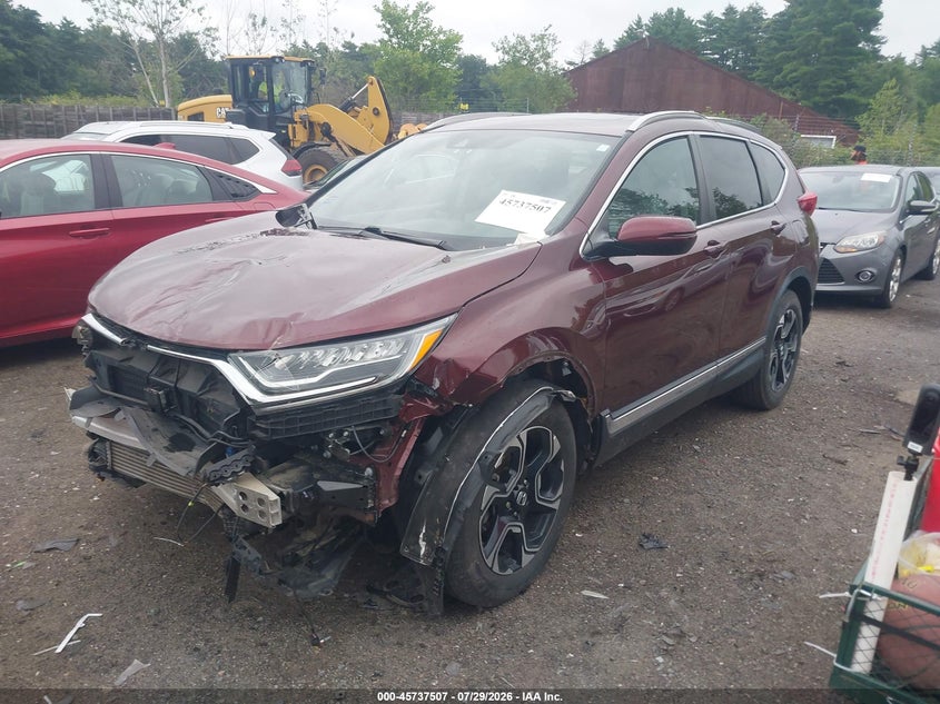 Vin: 7farw2h99je097548, lot: 46236211, honda cr-v touring 20182