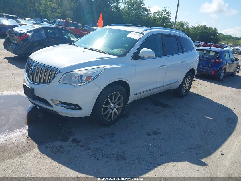 Vin: 5gakvbkd1hj124579, lot: 46236232, buick enclave leather 20172