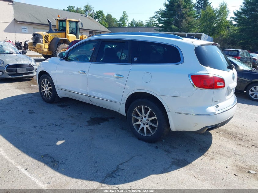 Vin: 5gakvbkd1hj124579, lot: 46236232, buick enclave leather 20173