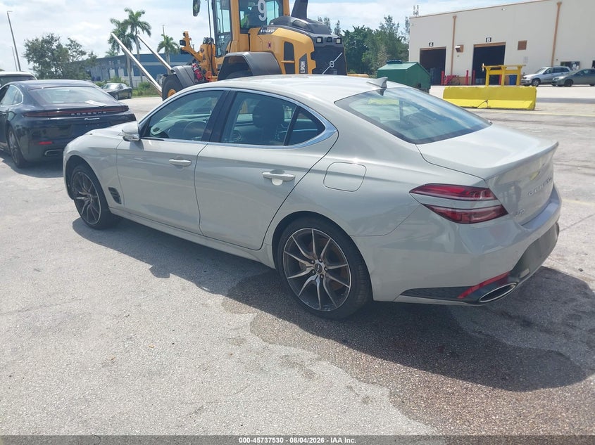 Vin: kmtg14sc9tu167224, lot: 46236234, genesis g70 2.5t rwd 20263